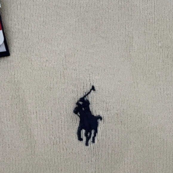 Polo by Ralph Lauren Men's Beige Crewneck Sweater - Picture 3 of 9